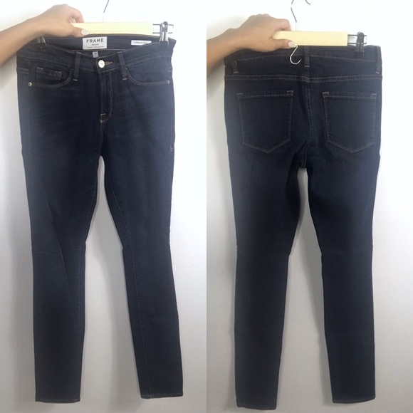 SOLD FRAME Blue Le Skinny de Jeanne Jean - Picture 8 of 8